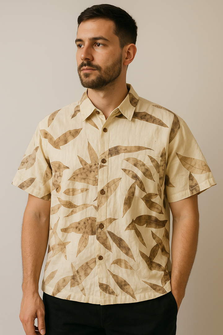 EarthLeaf Eco-Dyed Handloom Shirt