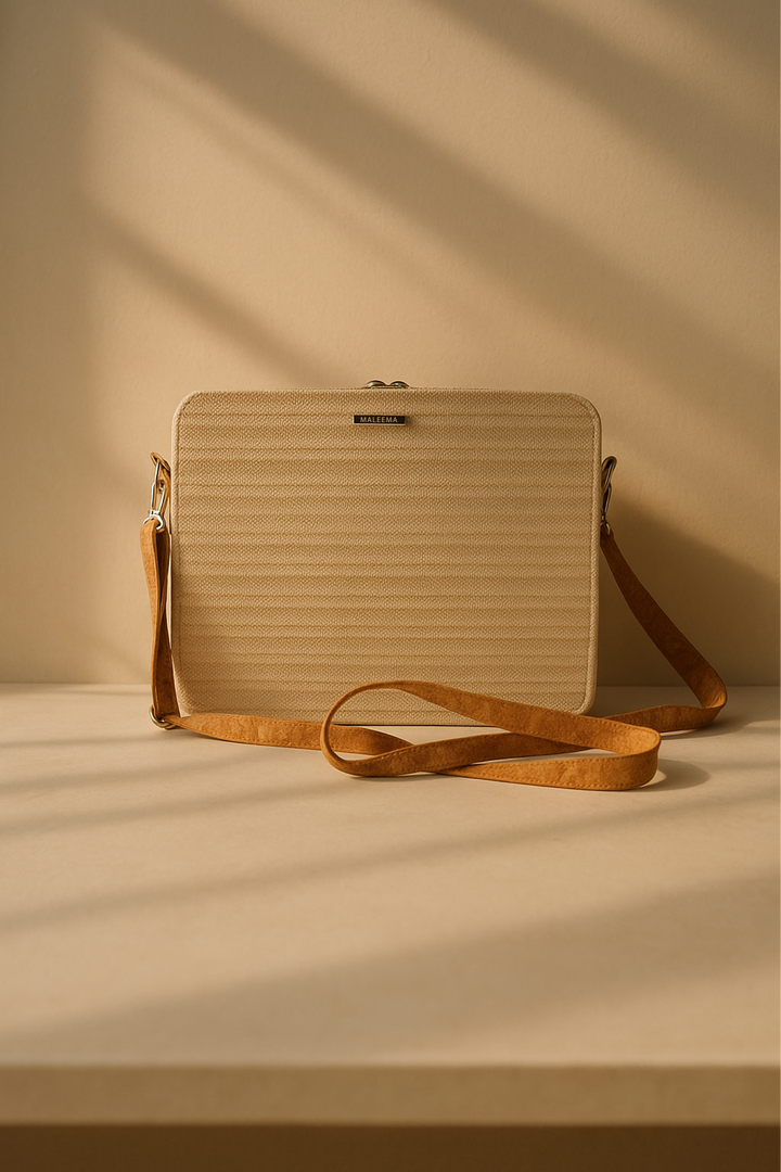 Eco-conscious iPad protective sleeve-box handcrafted design