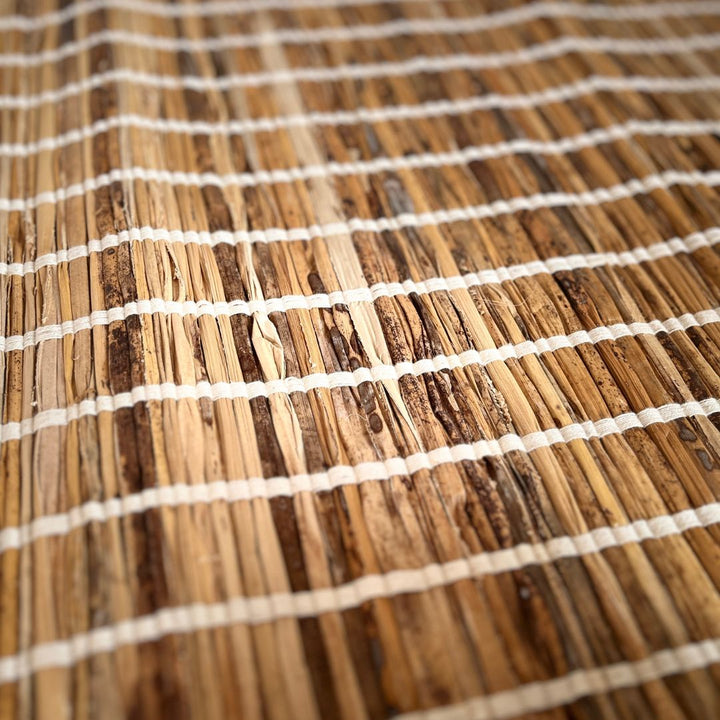 Handcrafted sustainable meditation mat natural fiber
