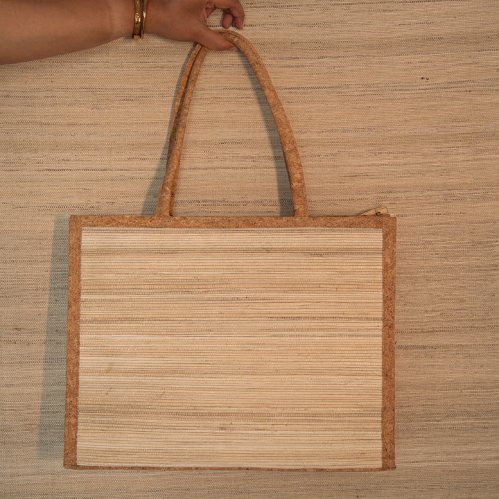 Vegan sustainable tote bag for work and shopping