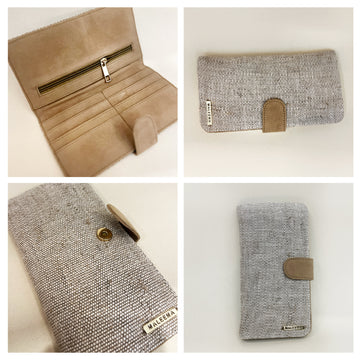 Minimalist unisex hemp fabric wallet for men and women