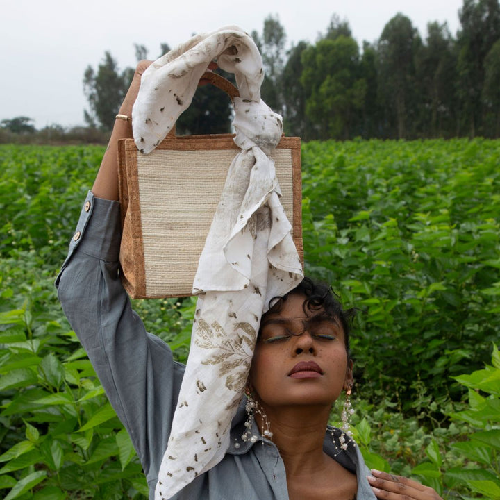 Vegan small tote bag sustainable accessory