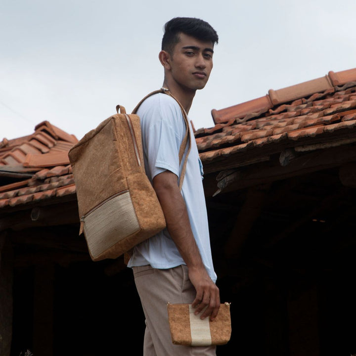 Banana fiber backpack – sustainable eco-friendly carry bag for daily use