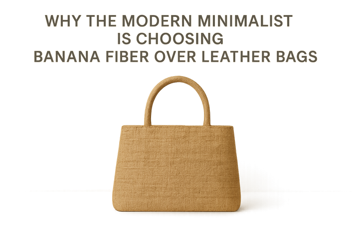 Why the Modern Minimalist Is Choosing Banana Fiber Over Leather Bags