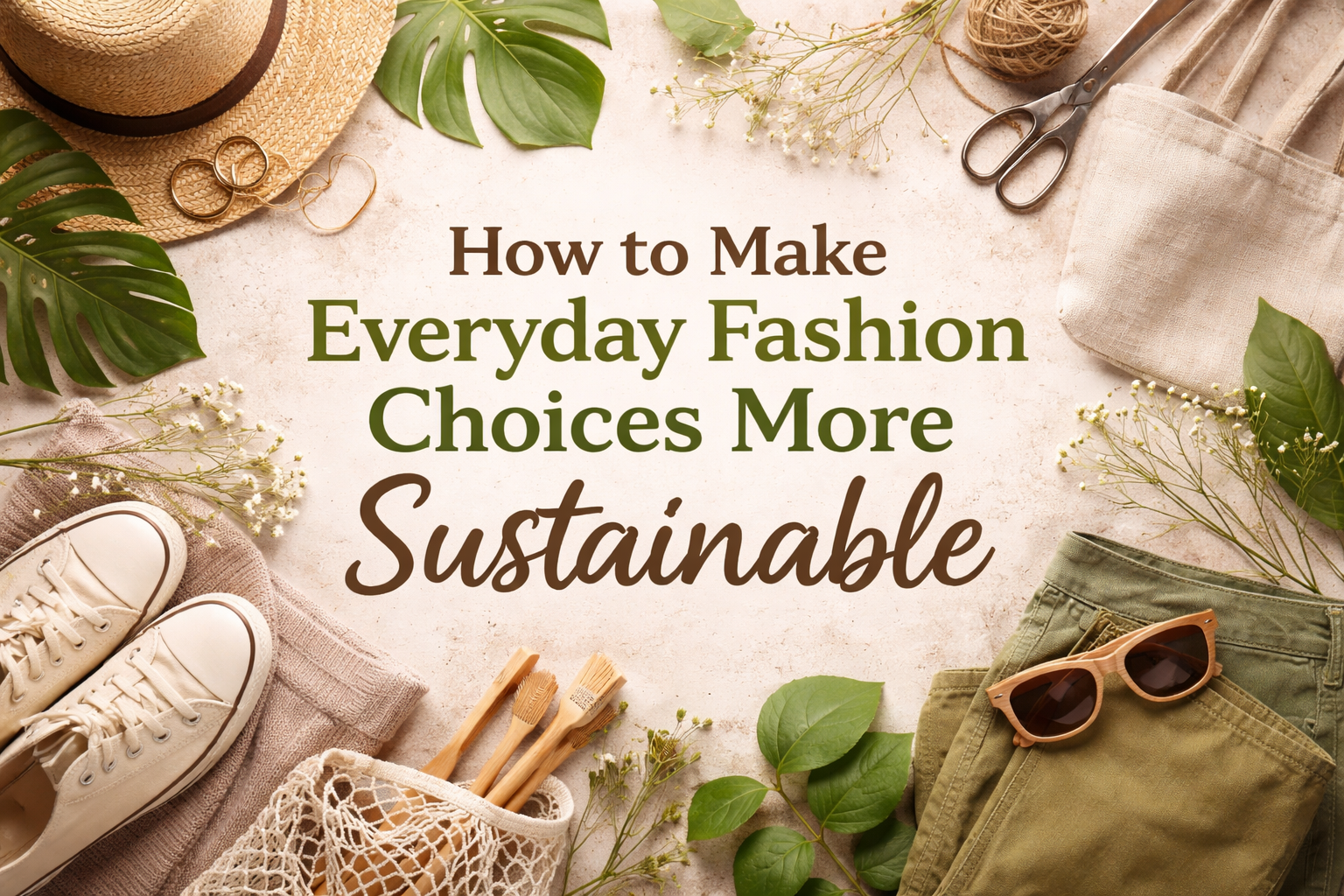 How to Make Everyday Fashion Choices More Sustainable