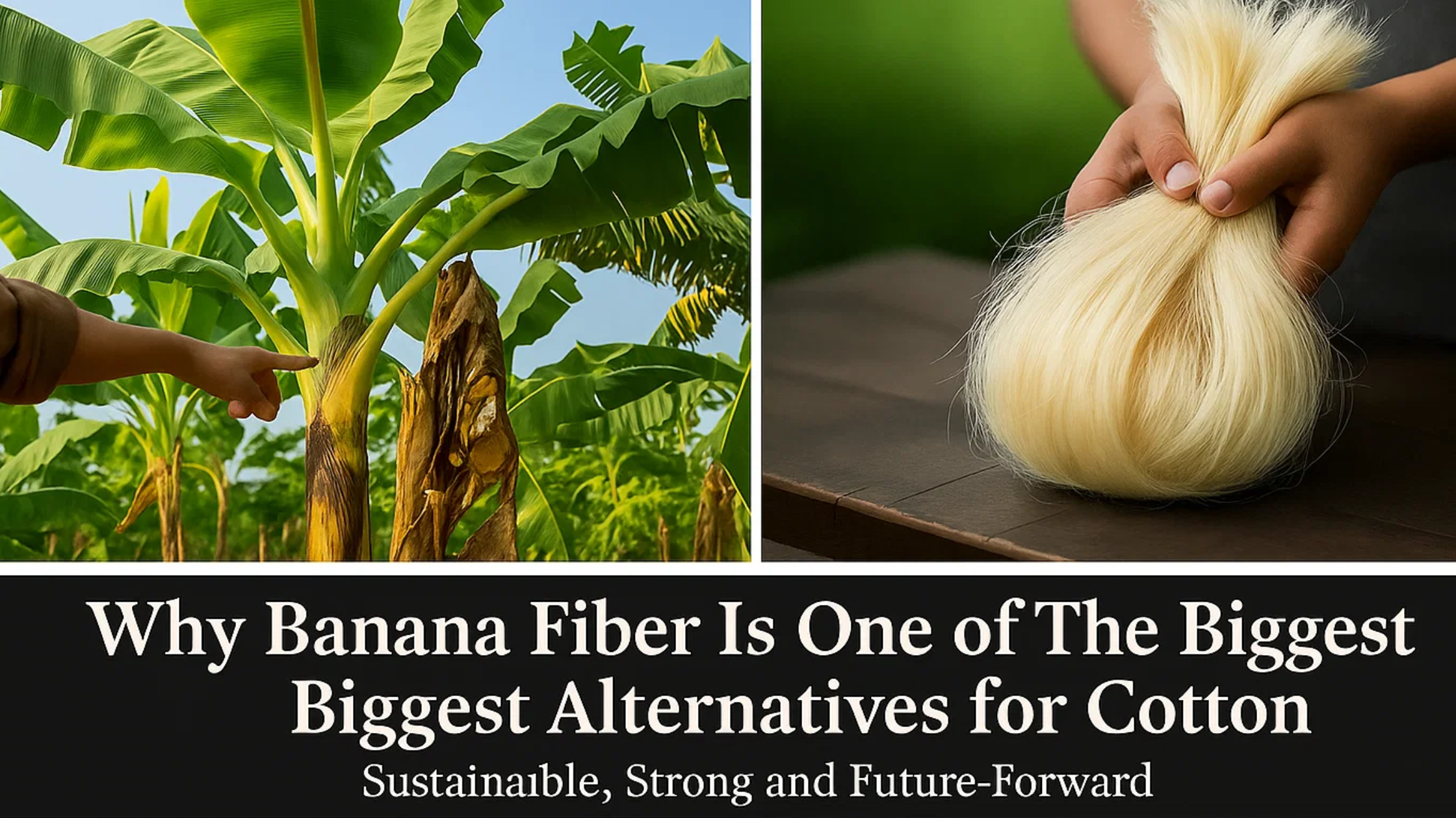 Why Banana Fiber Is One of the Biggest Alternatives for Cotton