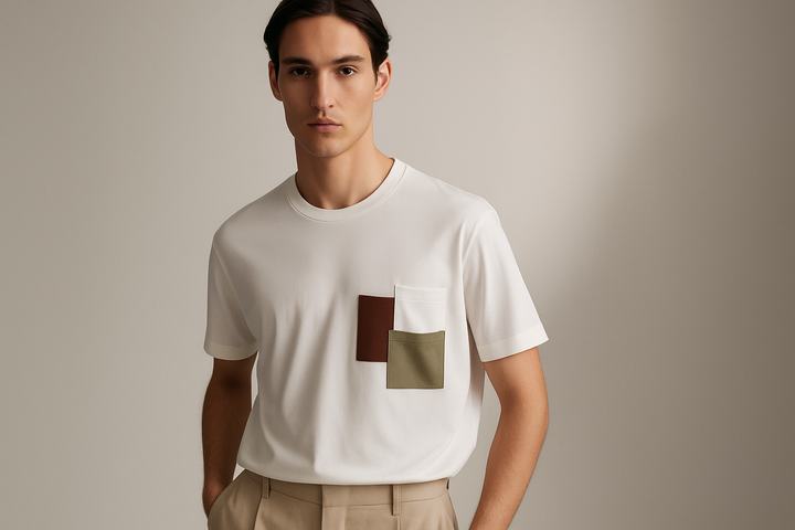 Unisex Oversized 3 pocket t-shirts | White