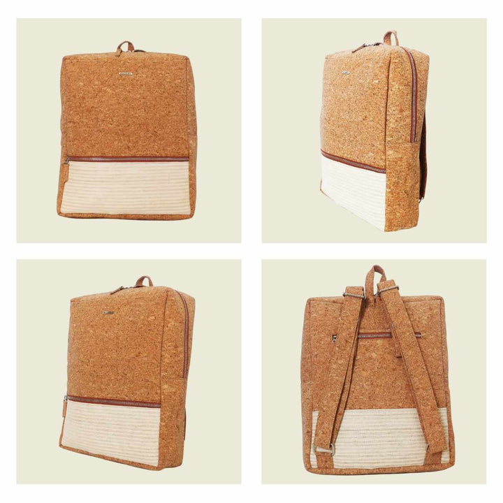 MaLeeMa Banana Bag Pack made from natural banana fibre, eco friendly sustainable backpack design.