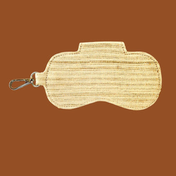 MaLeeMa Banio Lens eco-friendly spectacle case made from natural fibres, sustainable eyewear case for glasses.