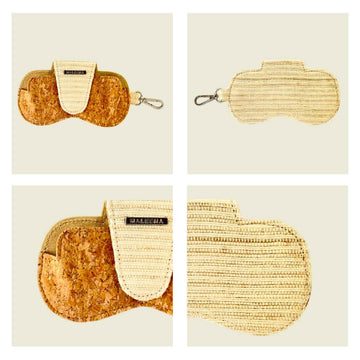 MaLeeMa Banio Lens eco-friendly spectacle case made from natural fibres, sustainable eyewear case for glasses.