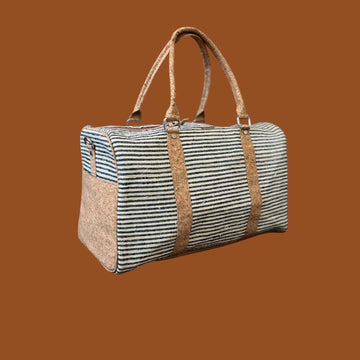 MaLeeMa Banio Voyager travel bag made from sustainable natural fibres, eco-friendly spacious carry bag