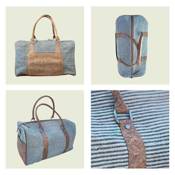 MaLeeMa Banio Voyager travel bag made from sustainable natural fibres, eco-friendly spacious carry bag