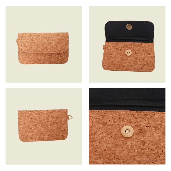 Compact card holder for cards and cash