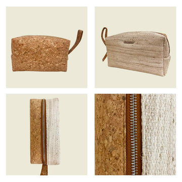 Natural fibre multipurpose pouch