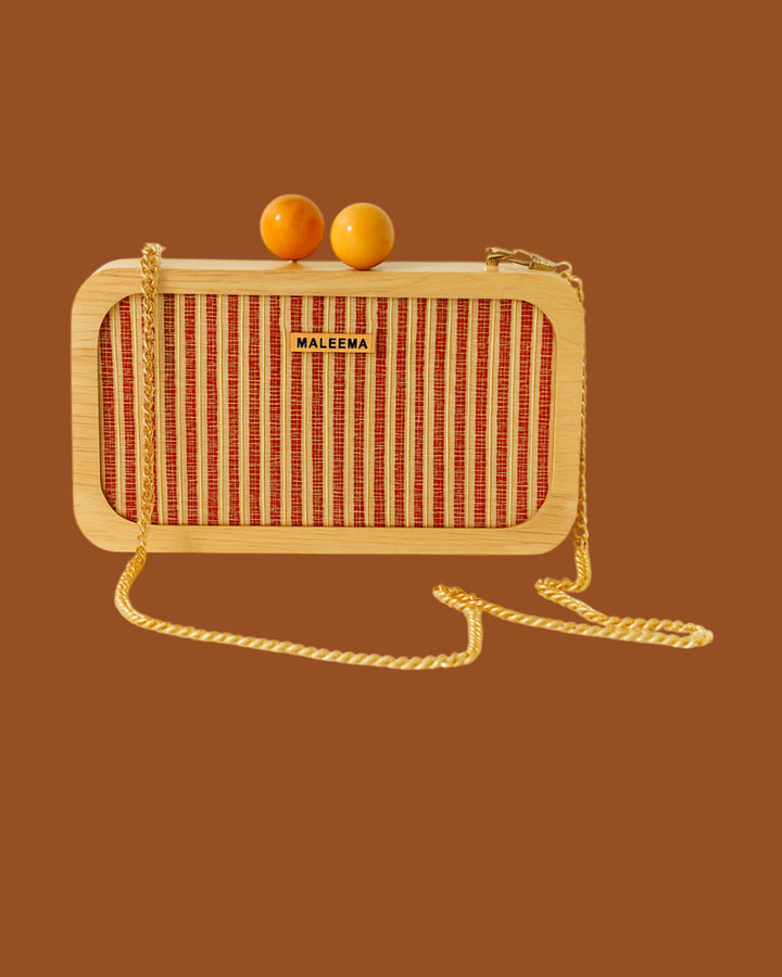 Clutch – Aira Woodline | Wood Evening Bag