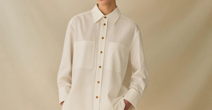 Weavers Handloom womens Shirt | WHITE