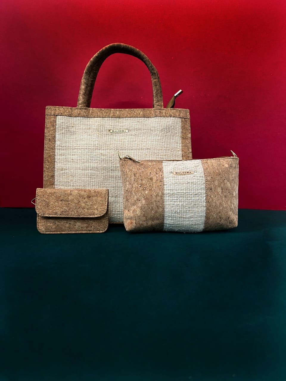 Organised daily essentials set for work and travel